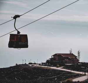 Cable car view - Etna volcano