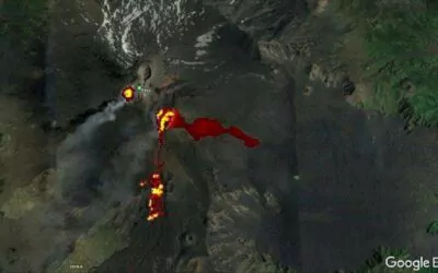 Eruptie van de Etna op 21 mei 2023