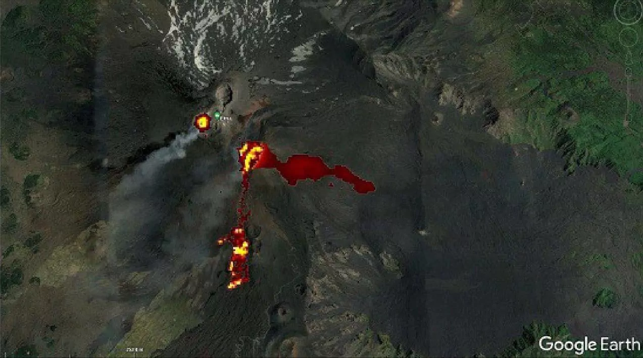 Éruption De L'Etna Le 21.5.2023: Pluie De Cendres Et Coulées De Lave