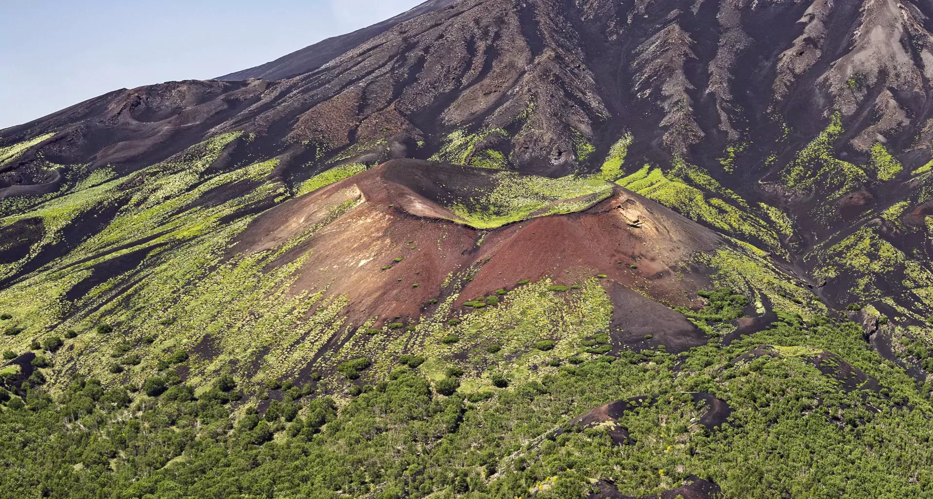 Il Monte Frumento delle Concazze è il più grande cratere laterale dell'Etna